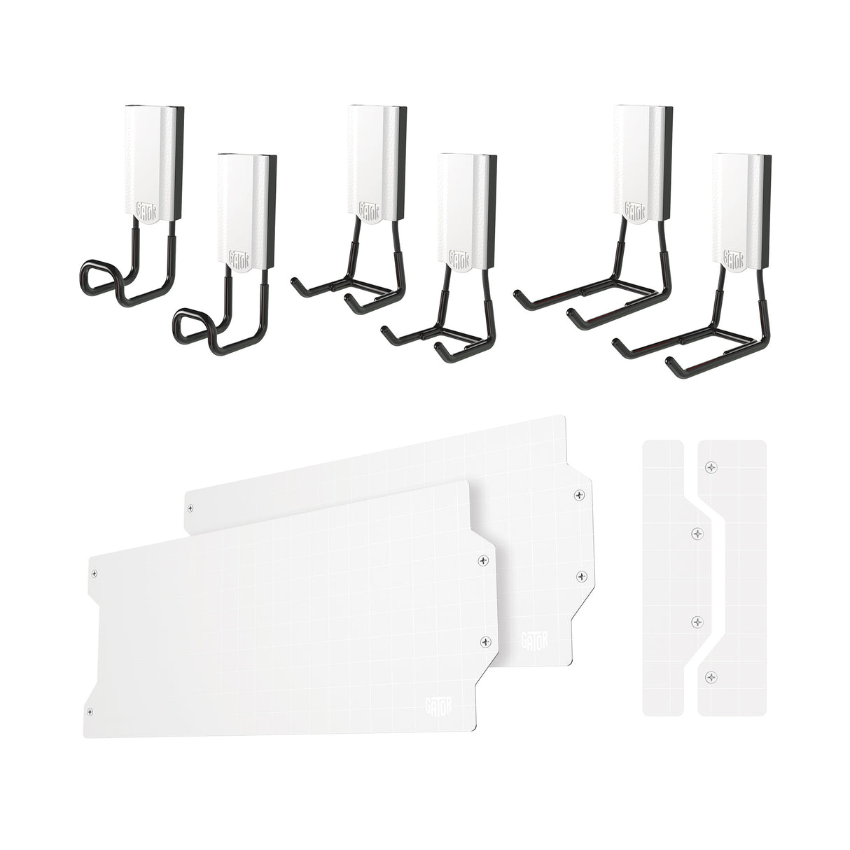 Gator Magnetics Wall Storage & Organisation Intro Kit White