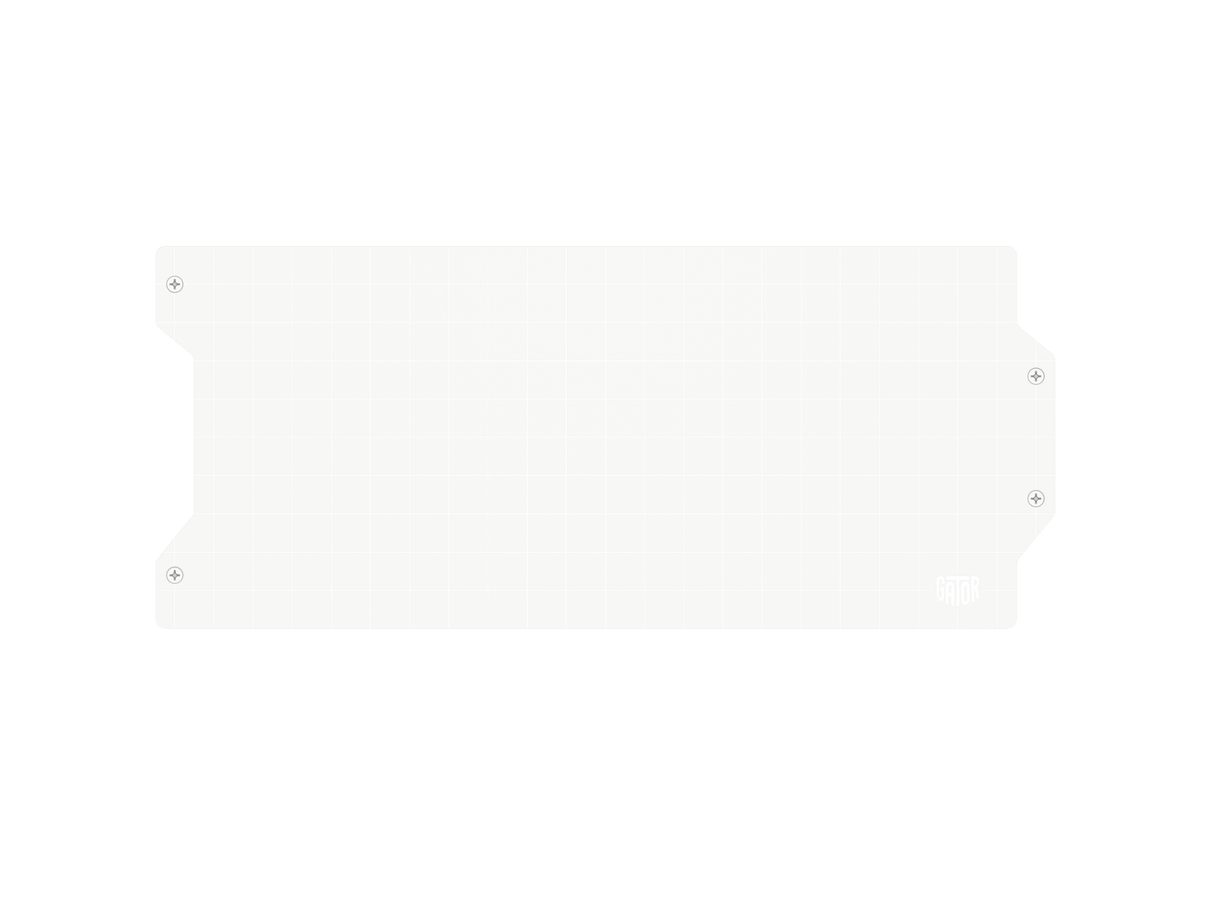 Gator Steel Wall Target White